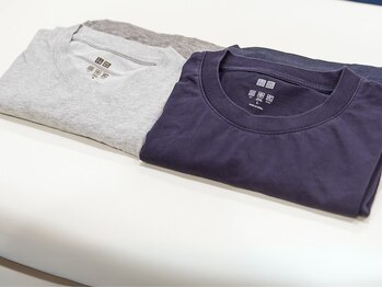 ミライズ整体院 三宮駅前院/お着替えご用意しております