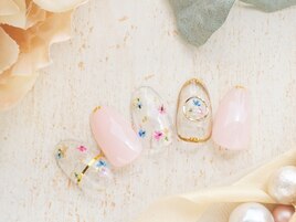 押し花フラワー☆クリア☆透明感