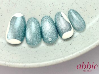 ネイルサロン アビー 宮益坂店(abbie)/スノーブルー¥9944