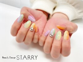 パステル　グラデーション　春