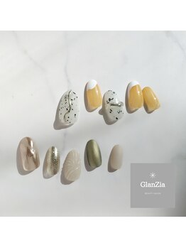 グランツィア(GlanZia)/2月定額ネイルC/ニュアンス