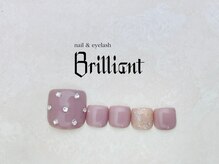 ネイルアンドまつげエクステのお店 ブリリアント 草加(Brilliant)/Foot 　定額8800円コース