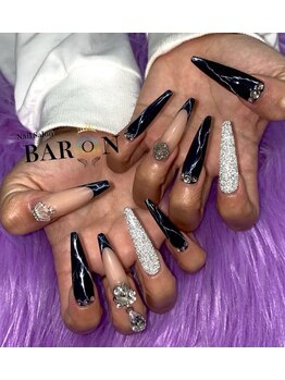 バロン 池袋店(BARON)/大理石フレンチネイル
