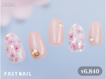 ファストネイル 銀座店(FAST NAIL)/桜ネイル/春/フラワー/ピンク