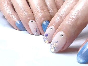 リュールネイル(lueur nail)/海をイメージ