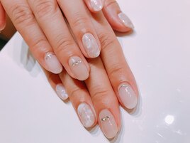 タイダイ柄×大人ネイル