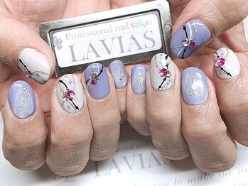 プロフェッショナル ネイルサロン ラヴィアス(LAVIAS)/【ジェル】お好きなアート6本
