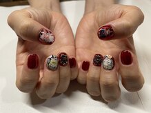 ネイルサロン ブリリアント(Nail Salon Brilliant)/ミラーネイル＋キャラネイル4