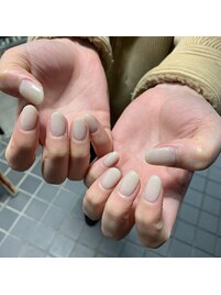 キラキラ水滴ネイル