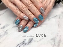 ネイルアトリエルカ(nail atelier LUCA)/W-561 大人奥行マグネットネイル