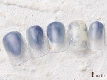 アイネイルズ 横浜WEST店(I-nails)/ぬりかけフラワー7480円