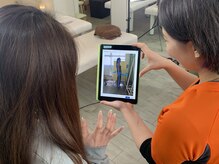 ストレチックス 市川妙典店/ipadアプリで姿勢診断