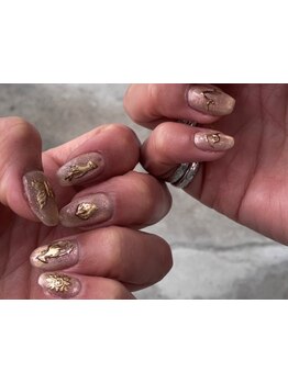 手描きアートが得意なサロン