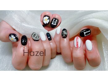 ヘーゼル 吉祥寺(Hazel)/持ち込みアート黒 手書き十字架