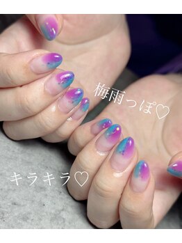 ナナチ(NANACHI)/梅雨ネイル♪