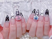 シーアンドビーネイル(C&B Nail)/長さだし持ち込みデザイン