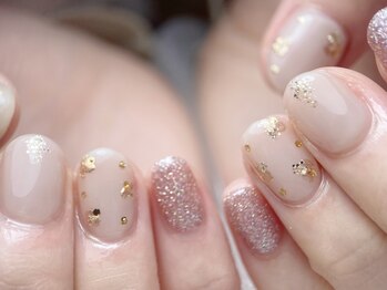 フユメイト(fuyumate)の写真/流行りの《うるうる・つやつやネイル》が得意★ちゅるんと目を引く、美しい＆かわいいネイルを♪