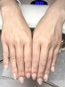 【手元年齢が気になる方へ】60秒ハンドパック付き上品ネイル ¥12100→10500