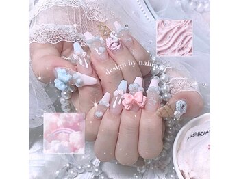 ナビネイル(nabinail)の写真/【恵比寿】SNSで大人気★トレンド最先端の韓国・ガーリーネイルで、私史上最高に可愛い指先に♪