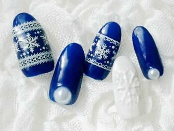 ネイリシャス(NAILICIOUS)/冬定番スノーフレーク&3Dスノー