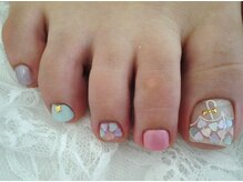 ネイルサロン エクール(Axceorr)/アンブレラ&ハートネイル