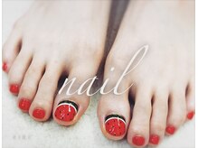 シキ(SIKI)/夏といえばスイカ！フットネイル