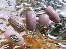 ニコネイル(NIKO NAIL)/ミラーアートネイル
