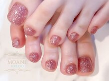 モアニ ヒロオ 渋谷店(MOANI Hiroo)/フットはラメ埋め尽くしも可愛い