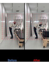 ピラティスエルエー(pilates LA)/たった1回のビフォーアフター