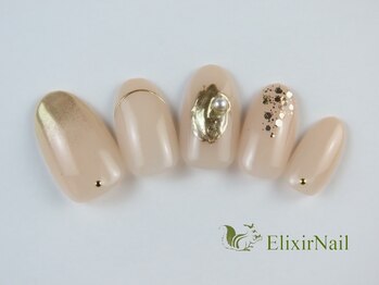 エリクサーネイル 五反田(Elixir Nail)/定額a シンプル/クーポン使用
