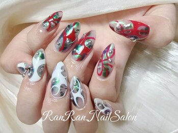 ランラン 池袋(RanRan)/ミラーパウダークロコ×ライン