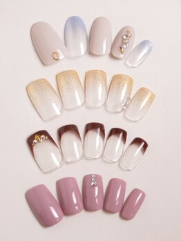 ワンカラージェルネイルショップ イオン新潟東店の写真/カラーは約100種類!お好みの色味でワンランク上の仕上がり♪貴女だけの特別なネイルに♪