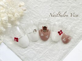 お正月ネイル♪￥９２８０