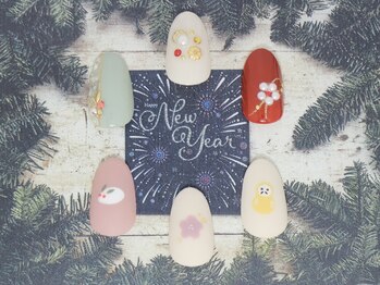 ネイルサロン アビー グランデュオ蒲田店(abbie)/お正月アート★