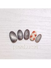 ピアルシア(piaaLucia)/マグネットバレンタイン風ネイル