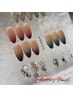 グラデーション★埋め尽くしストーン★ 【ロシアンマニキュアケア込み】
