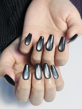 リュクス(LUXE)/チップ長さだしマグネットネイル