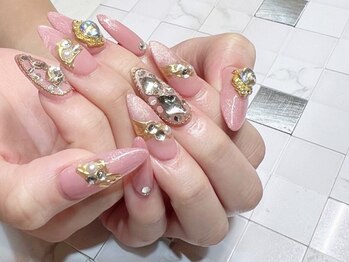 ネイルケアサロンエルミタージュの写真/ハイセンスなデザイン提案×長さ出し・スカルプも★水光マグネットや韓国/ワンホンネイルも当店にお任せ♪