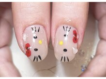 流行りのキャラクターネイル☆推しネイルコースあります♪