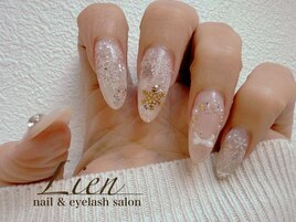 ホワイトクリスマスネイル