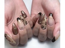 Charmyu./ぎゃるヒョウ柄ネイル