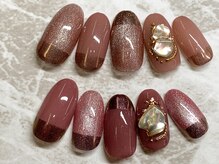 ネイルサロン キャンディネイル(Candy Nail)/ミラーフレンチｂｙ佐合