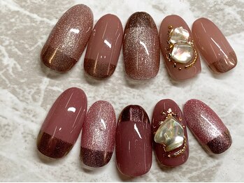 ネイルサロン キャンディネイル(Candy Nail)/ミラーフレンチby佐合