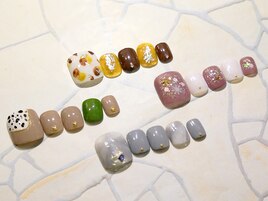 13周年フットネイルサンプル