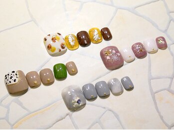 フォルチェ ゆめタウン東広島店(Folche)/13周年フットネイルサンプル