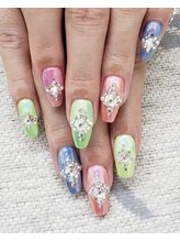 エムアイネイル(MI nail)/ジェルアートつけ放題¥8200
