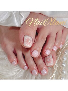 ネイル クロス ラニ 所沢店(Nail×Lani)/春フットネイルで気分アップ