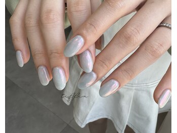 ネイルサロン ティフィン(tiffin)/~ブルーオーロラネイル~