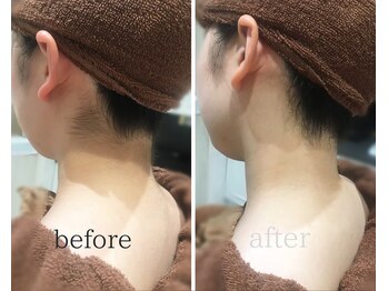 ヨシザワ インク 横浜みなとみらい桜木町店(YOSHIZAWA Inc.)/襟足シェービング