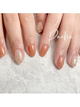 パシャ(Pacha)の写真/【パラジェル導入店】ちゅるんと可愛いセンス抜群のニュアンスネイル♪丁寧なオフ&ケアで仕上がり満足度◎